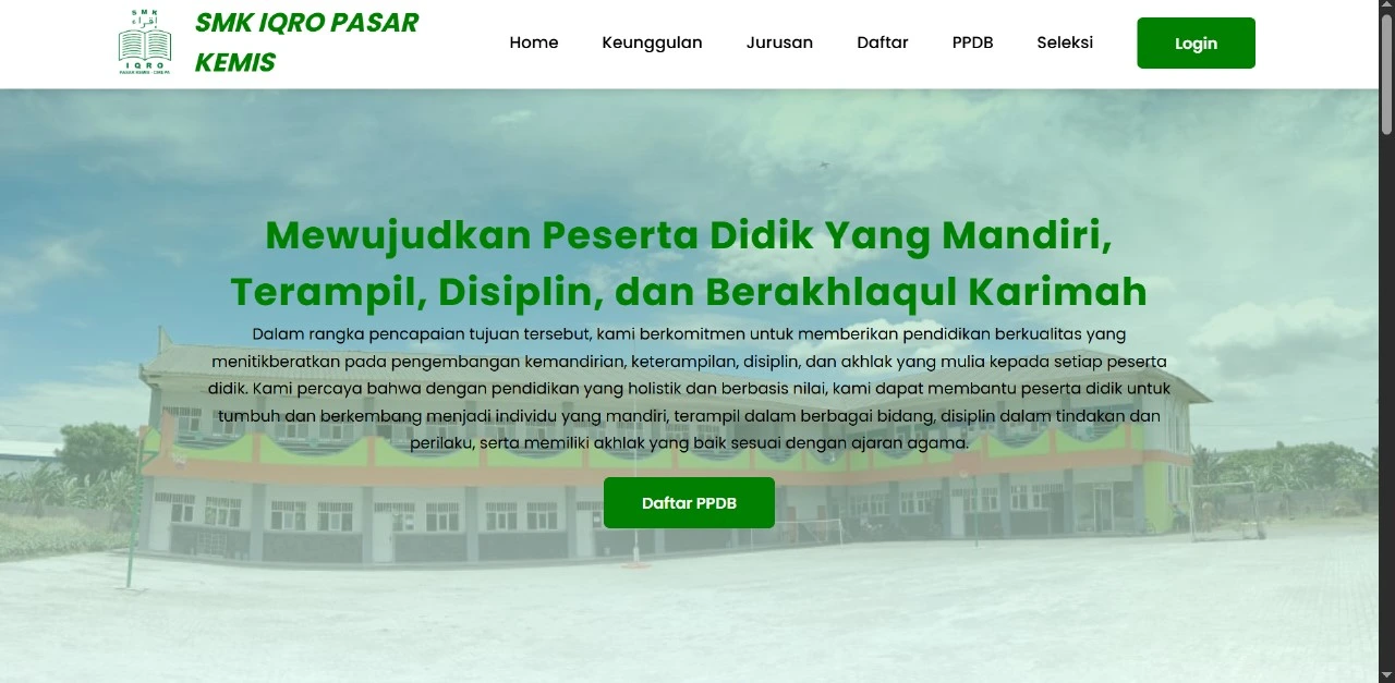 Sistem Informasi Sekolah PPDB